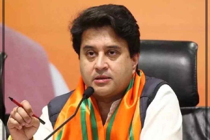 Jyotiraditya Scindia in Indore